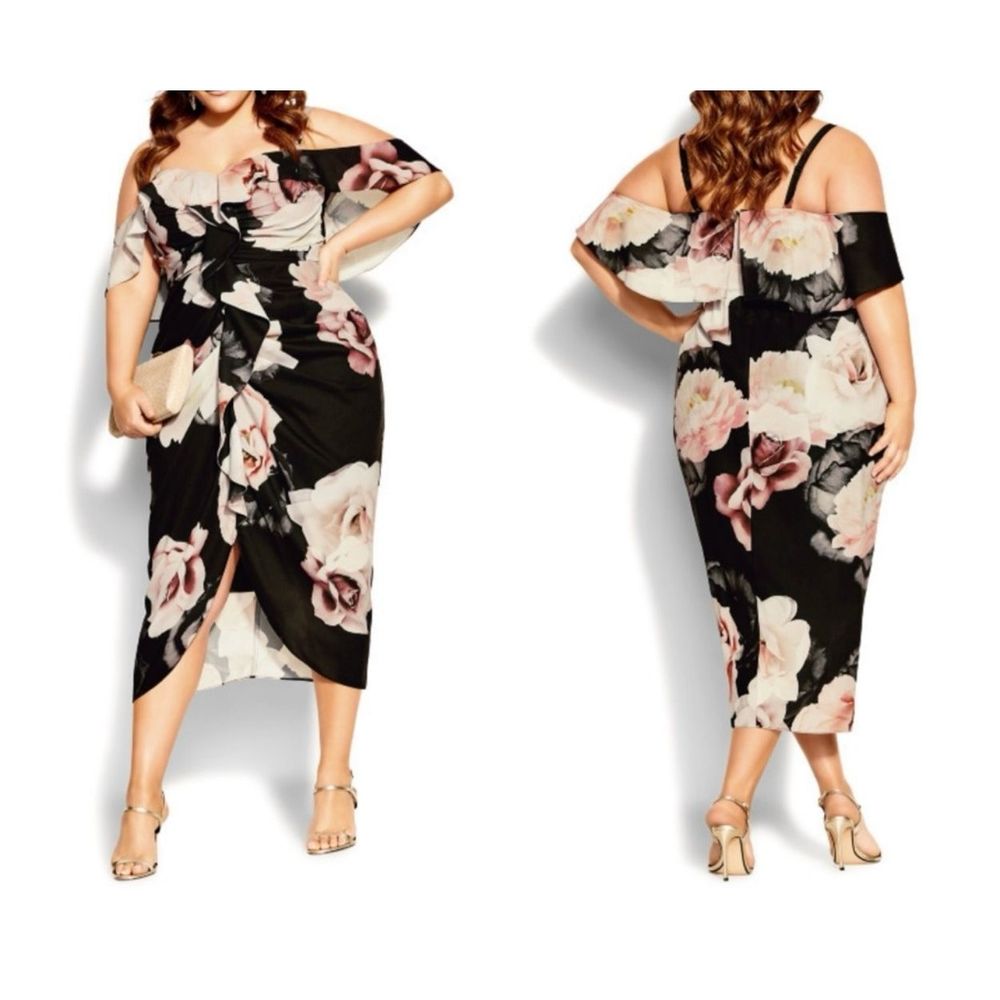 NWT City Chic Austin Floral Dress